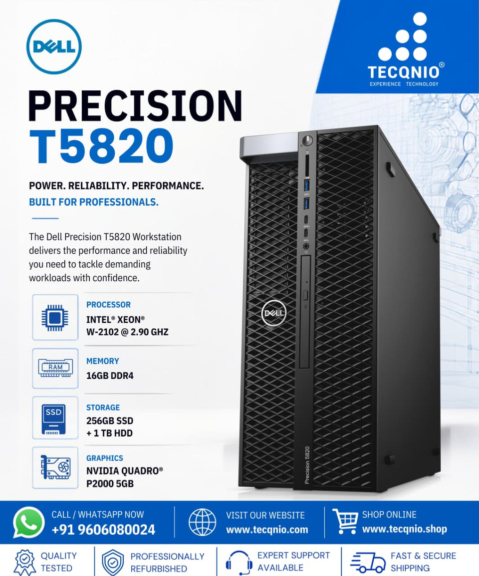 Dell Precision T5820 Workstation: Built for Professionals Who Demand Performance