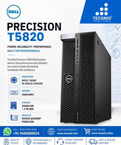 Dell Precision T5820 Workstation: Built for Professionals Who Demand Performance