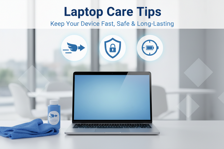 Laptop Care Tips: How to Keep Your Device Fast, Safe & Long-Lasting