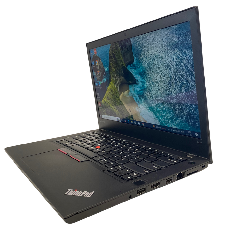 Refurbished Lenovo ThinkPad T470 (Intel Core i7 / 7th Gen / 2.80 GHz / 16GB DDR4 / 512GB NVMe SSD)