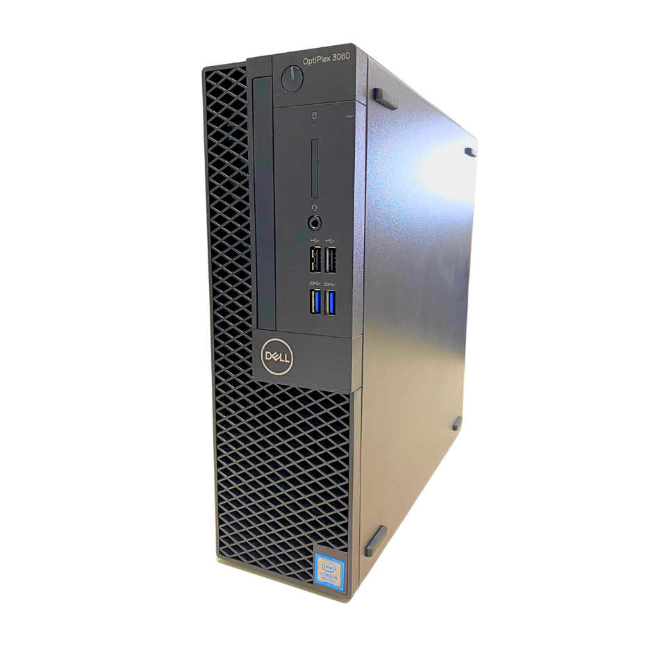 Refurbished Dell Optiplex 3060 Small form Factor (SSF) (Intel Core i5 or i7 / 8th Gen / 3.20 GHz / 8GB & 16GB DDR4 / 256GB & 512GB NVMe SSD)